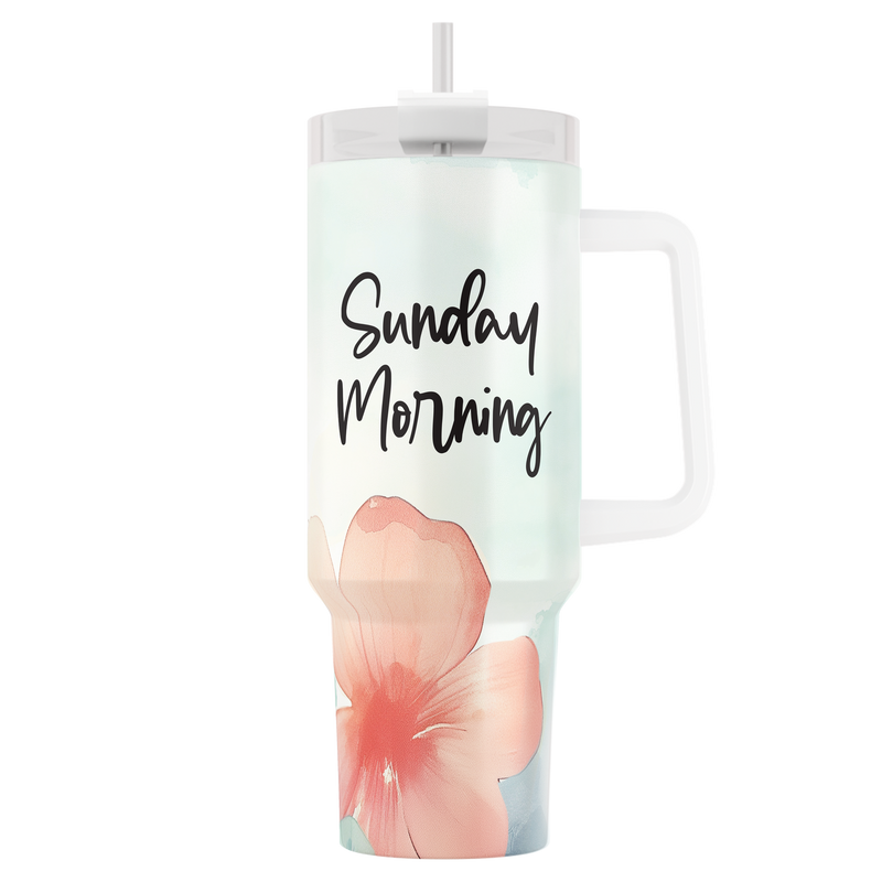 Sunday Morning Tumbler