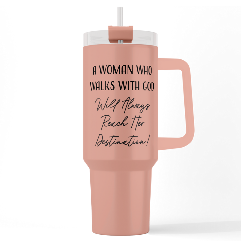 Woman with God Tumbler