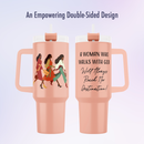 Woman with God Tumbler