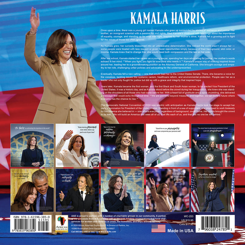 2025 Kamala Harris Calendar