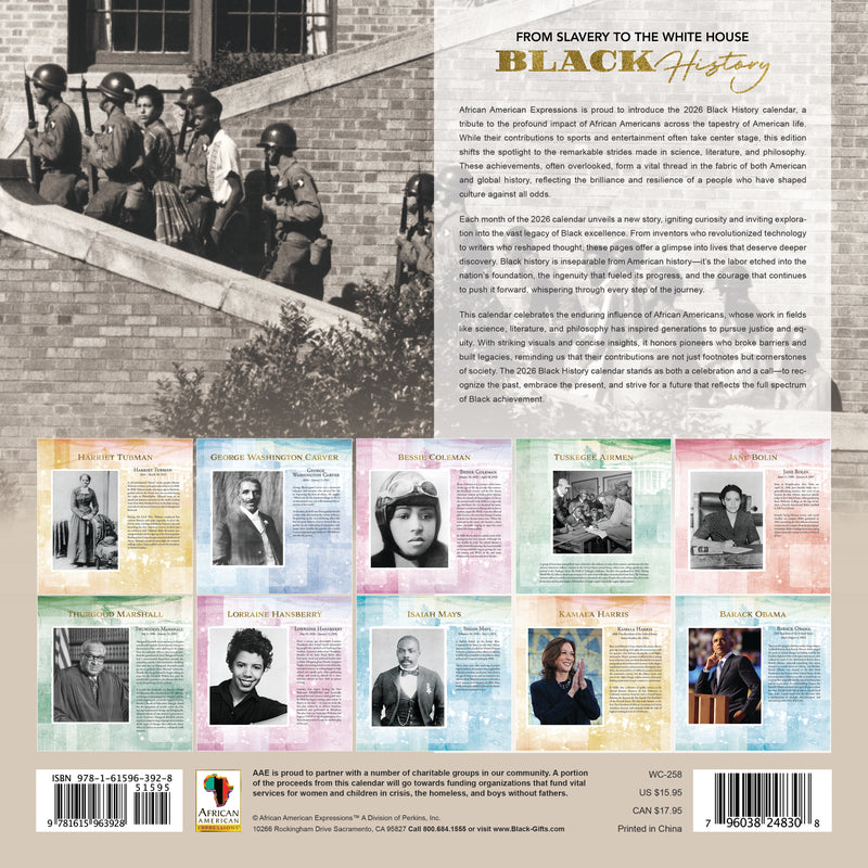 2026 Black History Calendar COMING SOON!