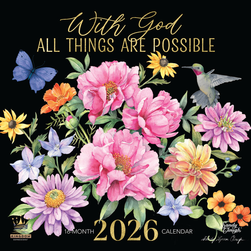 2026 With God all Things Calendar COMING SOON!