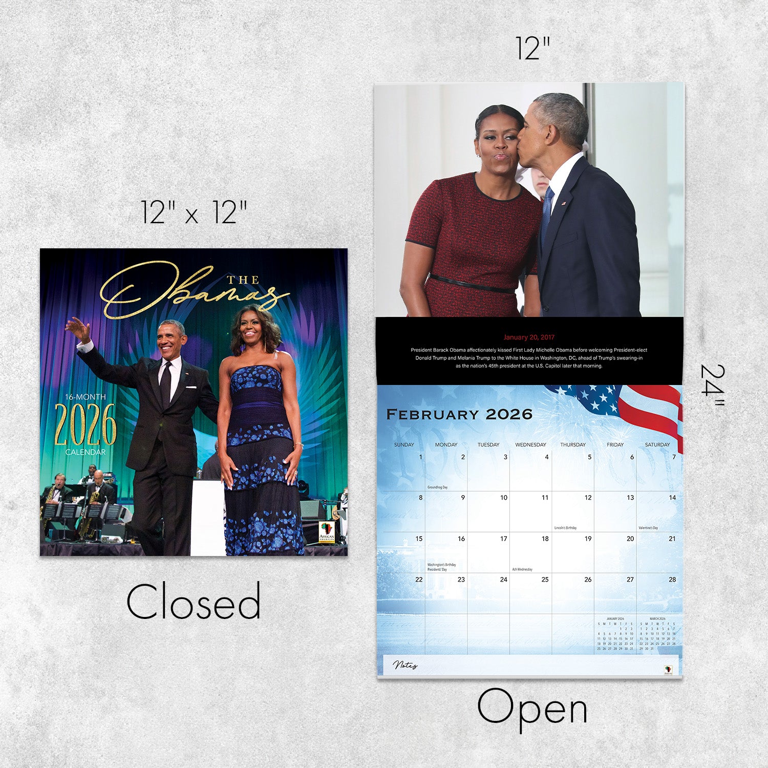 2026 The Obamas Calendar COMING SOON!