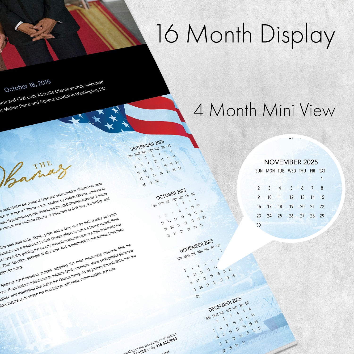 2026 The Obamas Calendar COMING SOON!