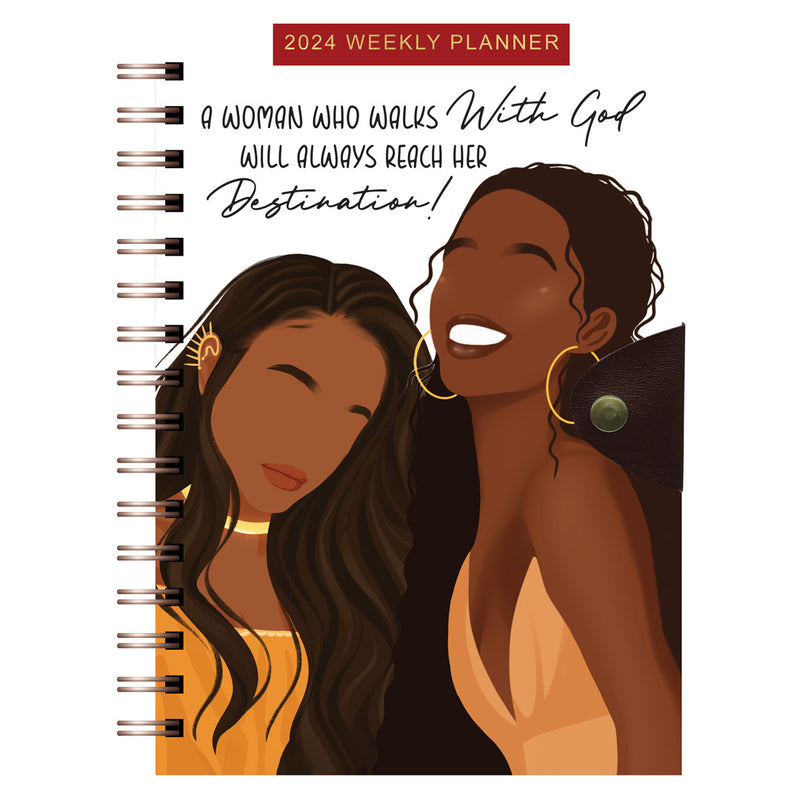 2024 A Women Who Works With God Weekly Planner