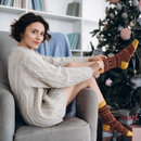 Zulu Yellow Patterned Women's Quarter Sock
