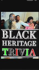 Black Heritage Trivia Game Card