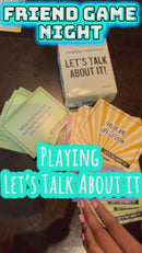 Let's Talk About It! Game Card