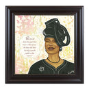 VIRTUOUS WOMAN BLACK W/ROSE (PSALM 511)