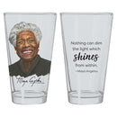 DRINKING GLASS SET 5 - MAYA ANGELOU