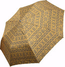 BROWN MUDCLOTH UMBRELLA