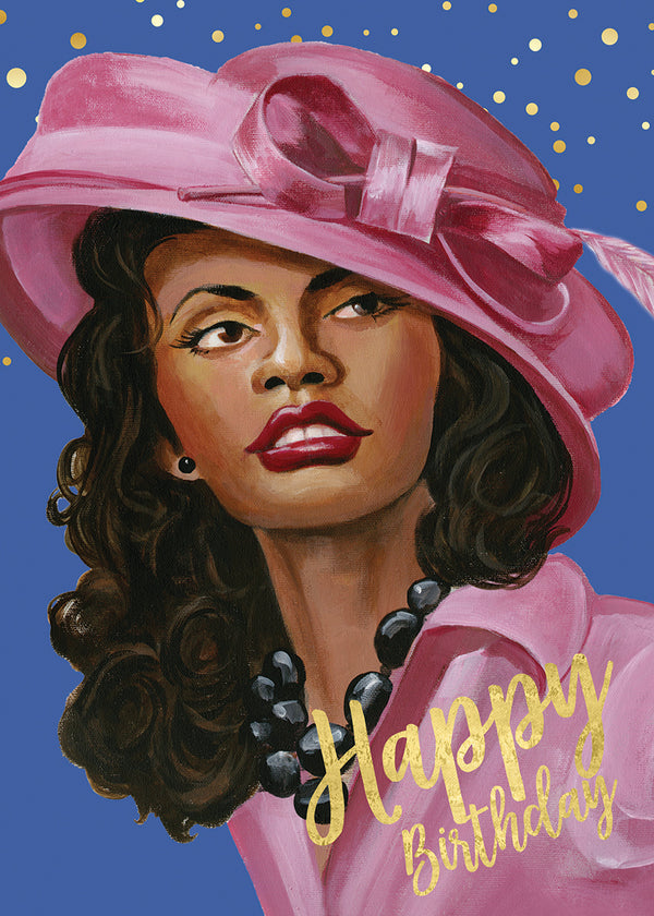 HAPPY BIRTHDAY LADY IN PINK