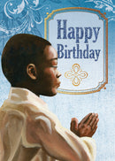 HAPPY BIRTHDAY BOY PRAYING