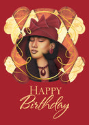 HAPPY BIRTHDAY LADY IN RED