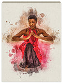 Blessed Watercolor Stretched Canvas (Large)