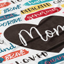 MOM HEART BLANKET