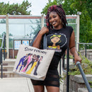 SISTER FRIENDS 2 CANVAS HANDBAG