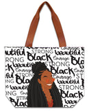 Black and Beautiful Canvas Bag