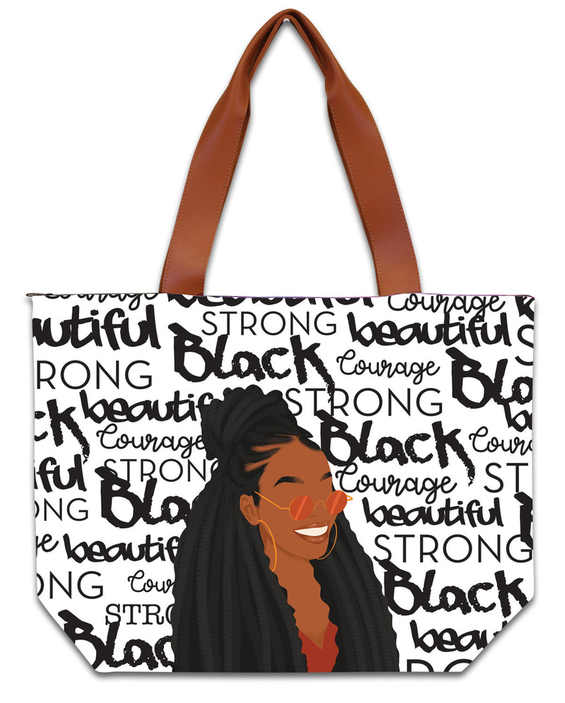Black and Beautiful Canvas Bag
