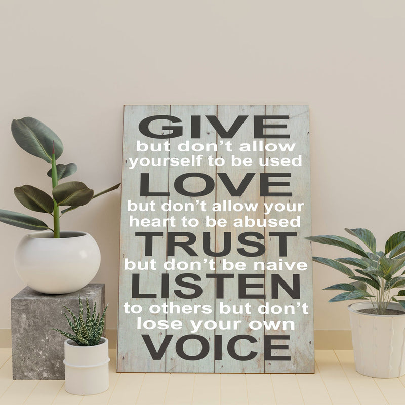 GIVE LOVE TRUST