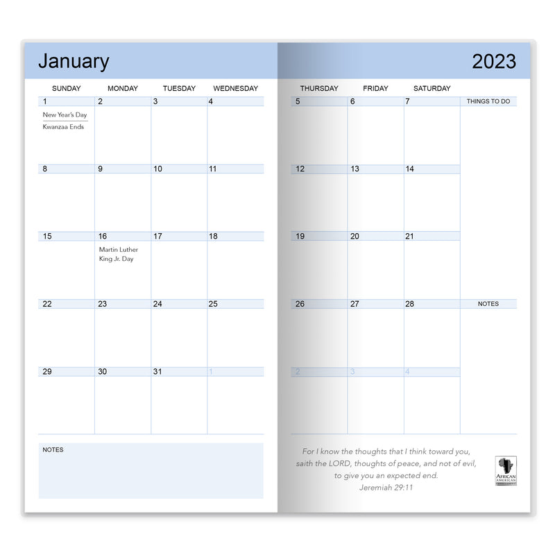 2023-2024 Black History Checkbook Planner