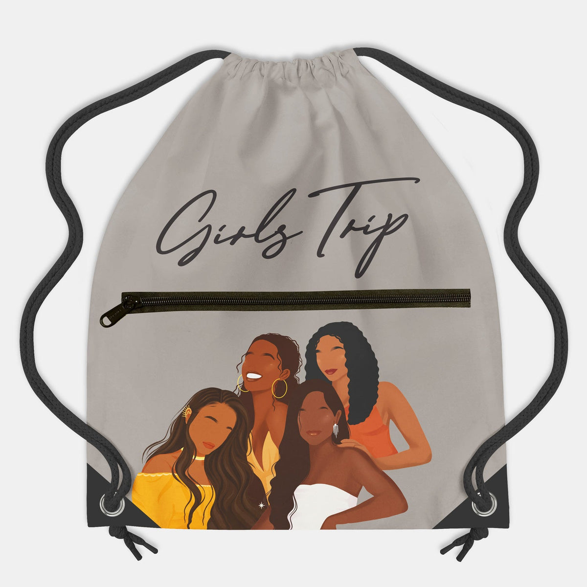 GIRLS TRIP DRAWSTRING BACKPACK display picture 3