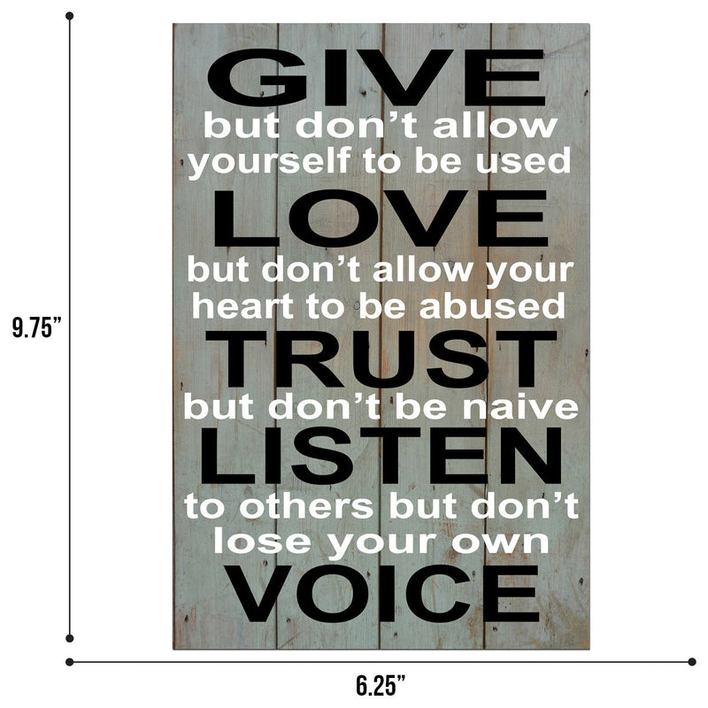GIVE LOVE TRUST