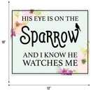 SPARROW WALL PLAQUE