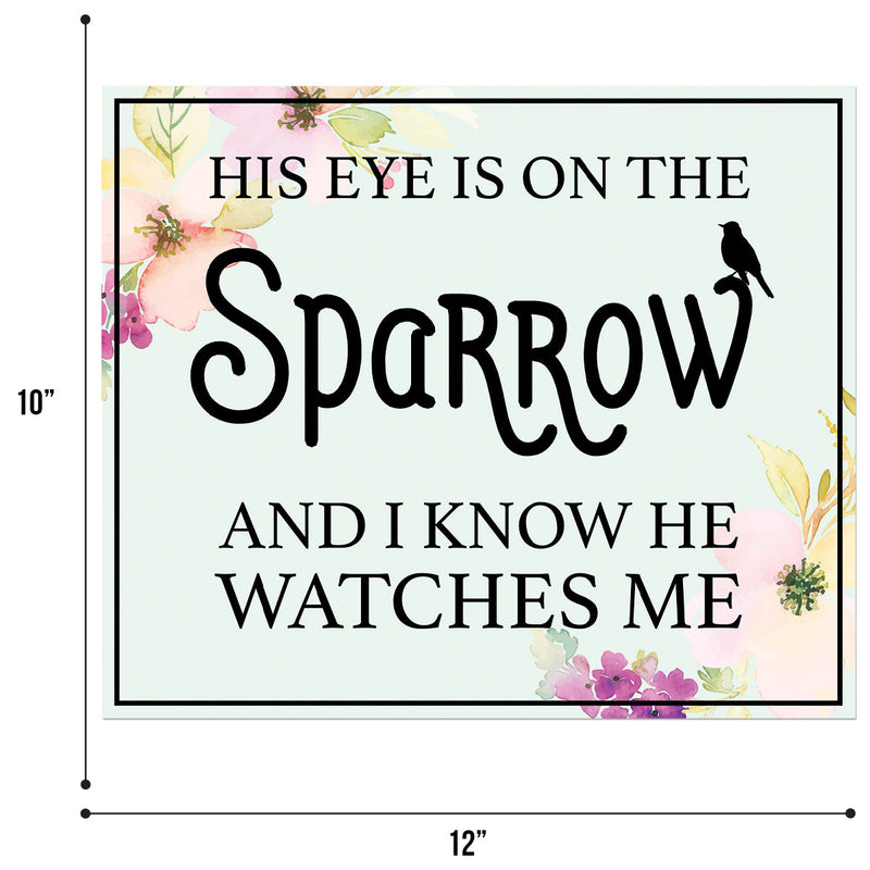 SPARROW WALL PLAQUE