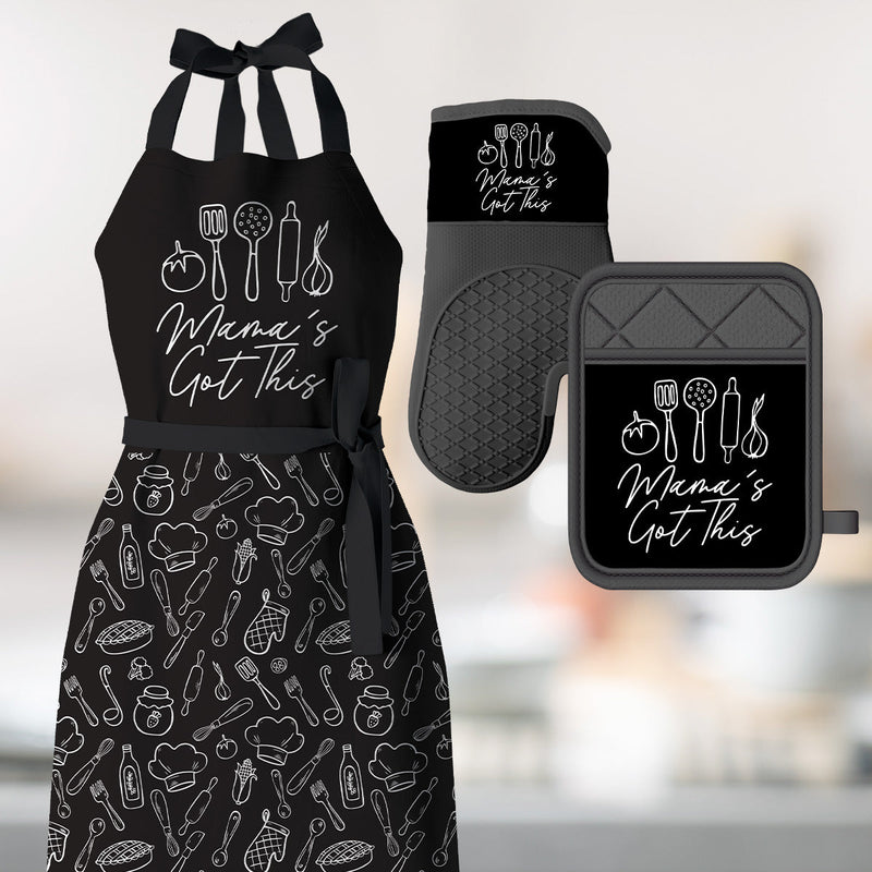 MAMA'S GOT THIS MITT/POT HOLDER SET