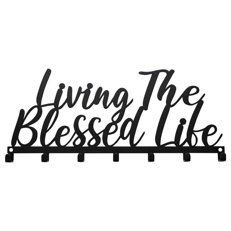 LIVING THE BLESSED LIFE KEY HOLDER