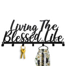 LIVING THE BLESSED LIFE KEY HOLDER