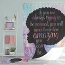 MAYA ANGELOU AMAZING SHOWER CURTAIN