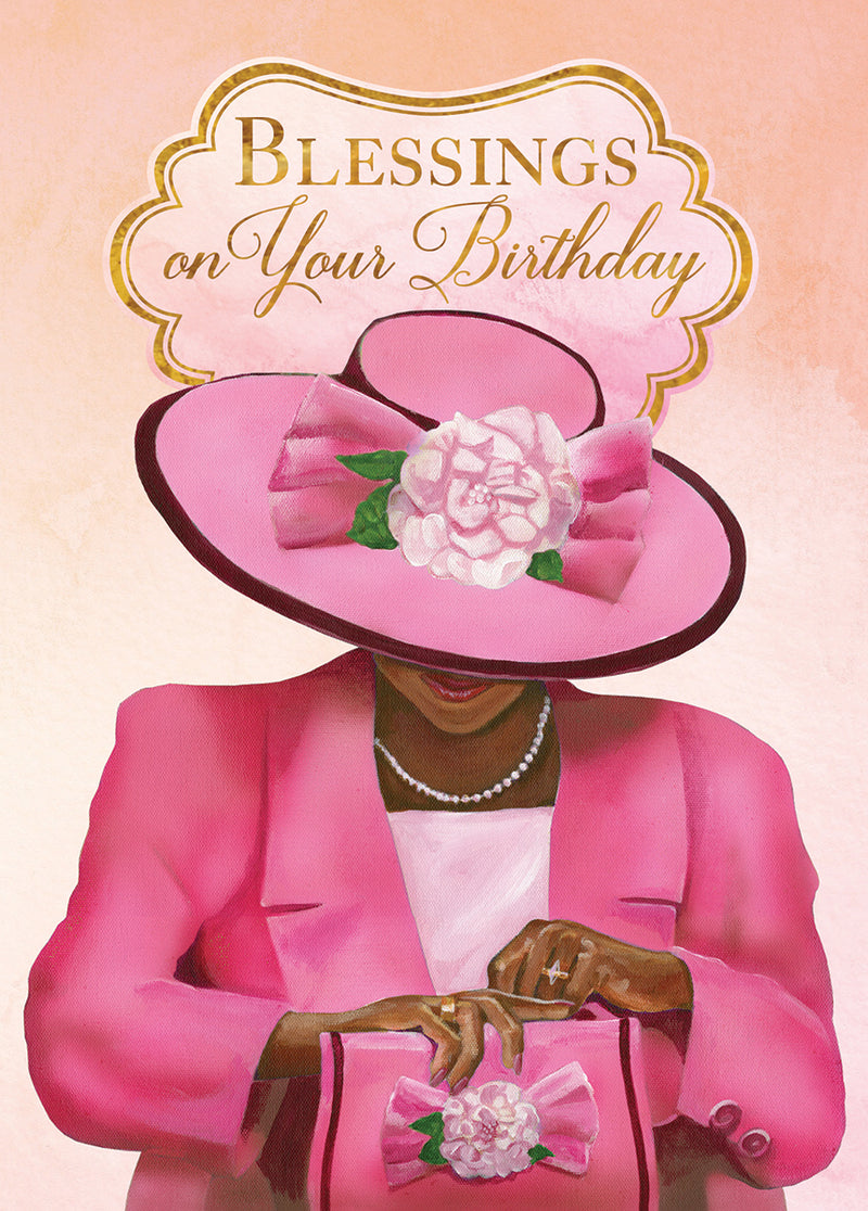 AOLJB101 Blessings On Your Birthday Card